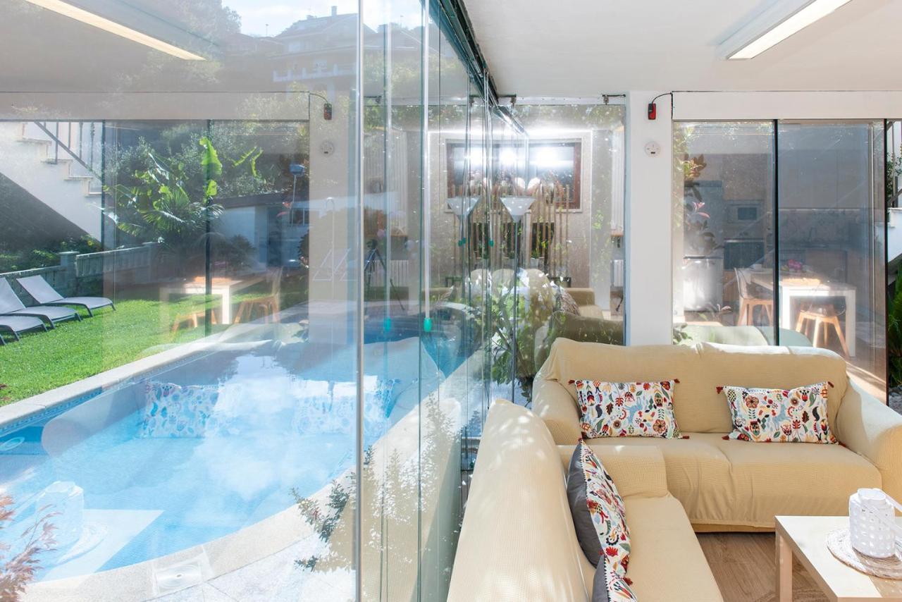ヴィーゴ Casa El Castanal Con Piscina Privadaヴィラ エクステリア 写真